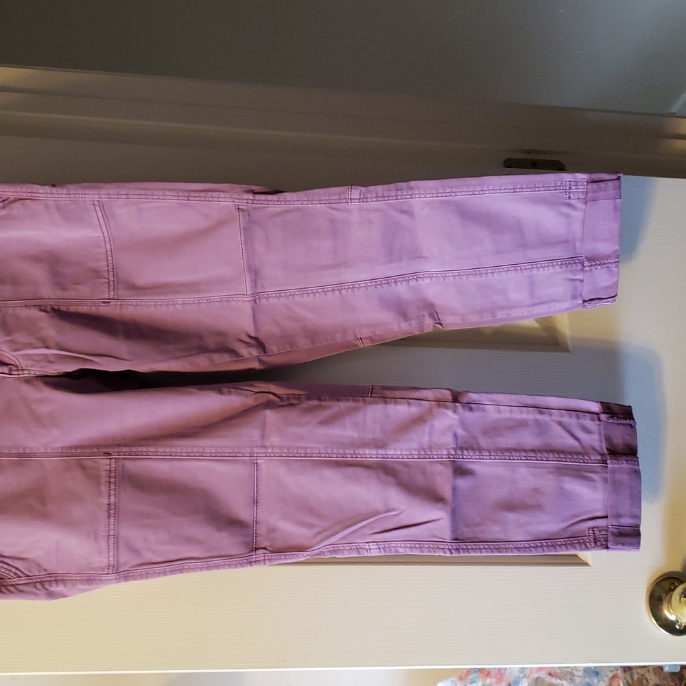 NWT WHBM The Straight Crop Smoky Plum Crop Jeans Size 4R - Picture 3 of 8